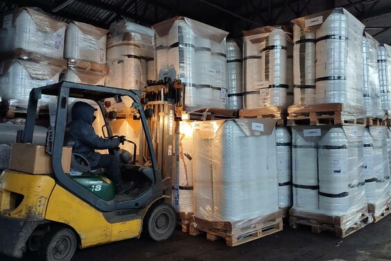Упродовж тижня Обласний гумштаб відправив громадам майже 11 тисяч проднаборів, понад 4,5 тонни продуктів і 9 тонн одягу