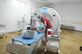 У Балаклійській лікарні ввели в експлуатацію новий комп'ютерний томограф