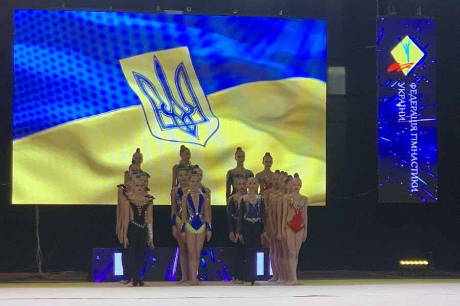 Команда Харківщини з художньої гімнастики посіла третє місце на чемпіонаті України
