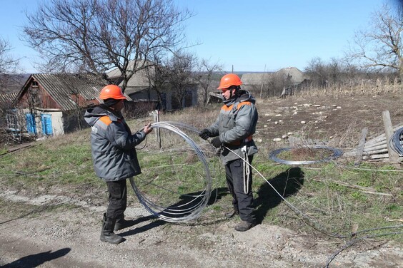 В Ізюмському районі відновили електропостачання у селі, де відбувалися активні бойові дії