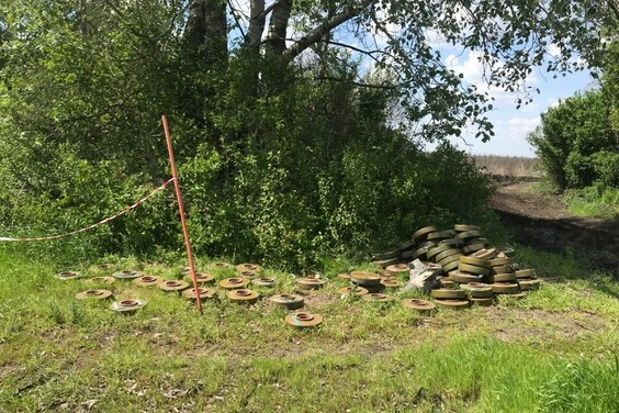 На Харківщині під час ремонту лінії електропередач сапери знешкодили рекордну кількість ворожих мін