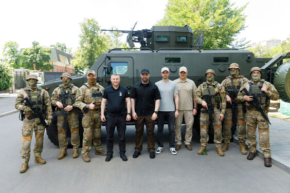 Спецпідрозділ КОРД отримав бронеавтомобіль українського виробництва «Козак»