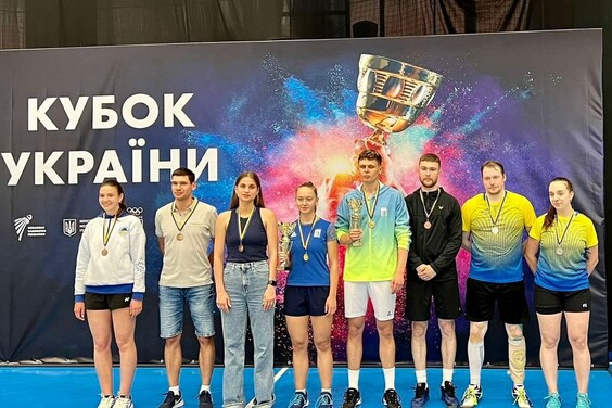 Харківські бадмінтоністи здобули 4 золоті, 3 срібні та 5 бронзових медалей Кубка України з бадмінтону