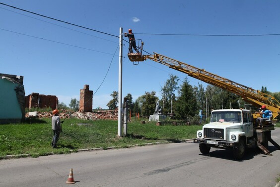У прикордонному селищі Прудянка уже відновили 50% електромереж – Олег Синєгубов