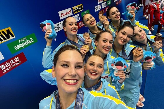 Збірна України з артистичного плавання здобула «бронзу» чемпіонату світу