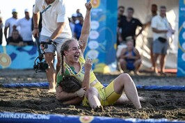 Харківські борчині здобули золоту та бронзову медалі 5-го етапу світової серії з пляжної боротьби