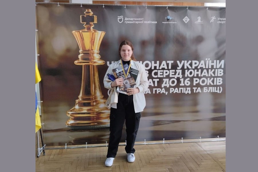 Харківська спортсменка Єлизавета Шарова здобула медалі Національного чемпіонату з шахів