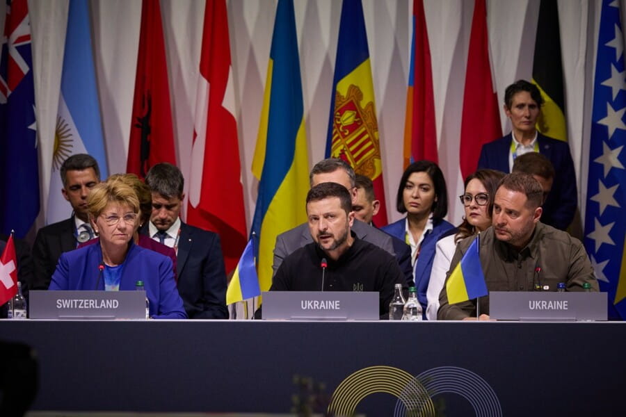 Сьогодні день, коли світ починає наближати справедливий мир – виступ Президента України на першому пленарному засіданні Глобального саміту миру