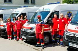 Харківщина отримала від Фундації Олени Зеленської та МОЗ 10 машин швидкої допомоги