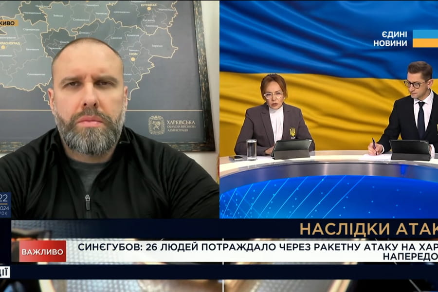 «Під час вчорашнього ворожого обстрілу Харкова постраждали 26 людей», - Олег Синєгубов