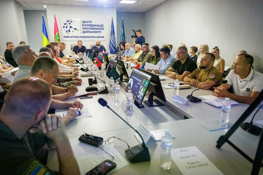 На Харківщині нарощують темпи гуманітарного розмінування На Харківщині нарощують темпи гуманітарного розмінування