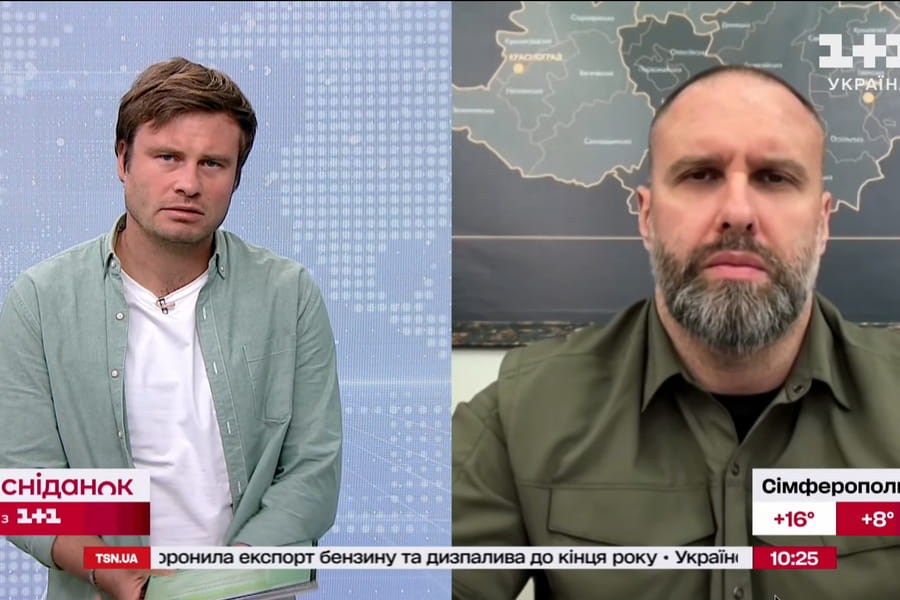 Олег Синєгубов під час прямого включення розповів про оперативну ситуацію на Харківщині
