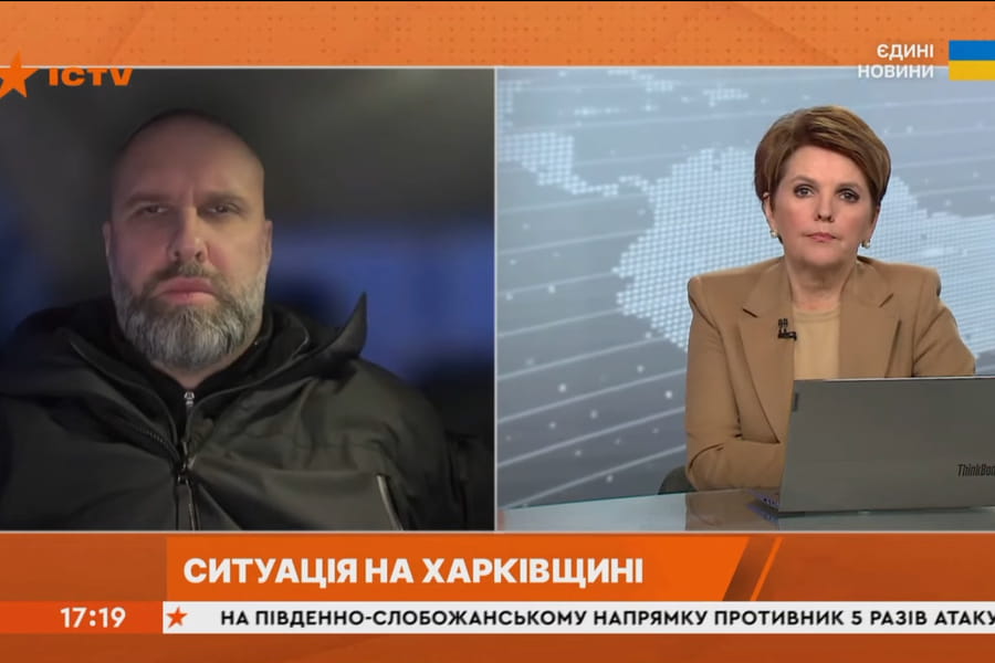 Олег Синєгубов в ефірі телемарафону «Єдині новини» розповів про оперативну ситуацію на Харківщині