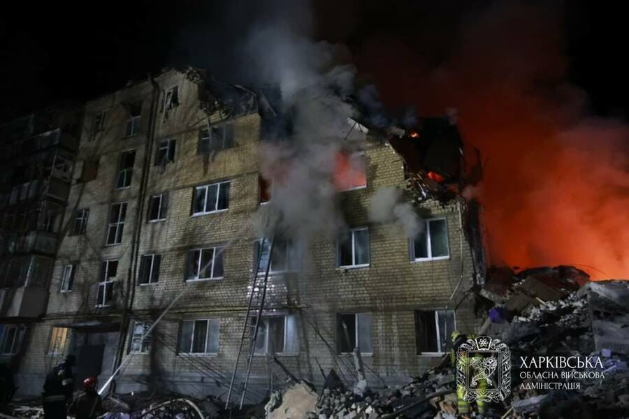 «Російські окупанти вкотре завдали удару по житловій забудові у місті Харків», – Олег Синєгубов