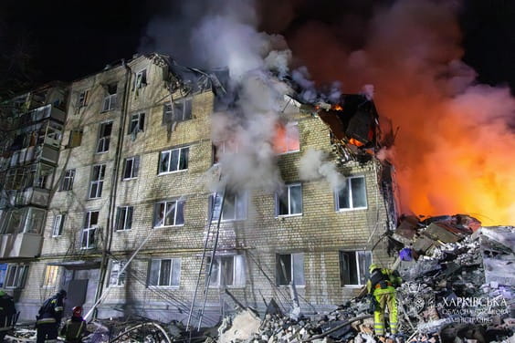 «Російські окупанти вкотре завдали удару по житловій забудові у місті Харків», – Олег Синєгубов