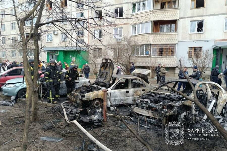 Ворог вкотре завдав ударів по житловій забудові Харкова