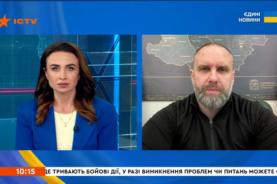 Олег Синєгубов в ефірі телемарафону «Єдині новини» розповів про оперативну ситуацію на Харківщині