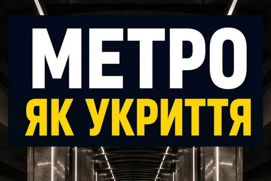 Метрополітен як укриття: що варто знати