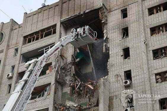 «Російські окупанти вдарили по багатоповерхівці у Харкові, є загиблі та постраждалі», – Олег Синєгубов