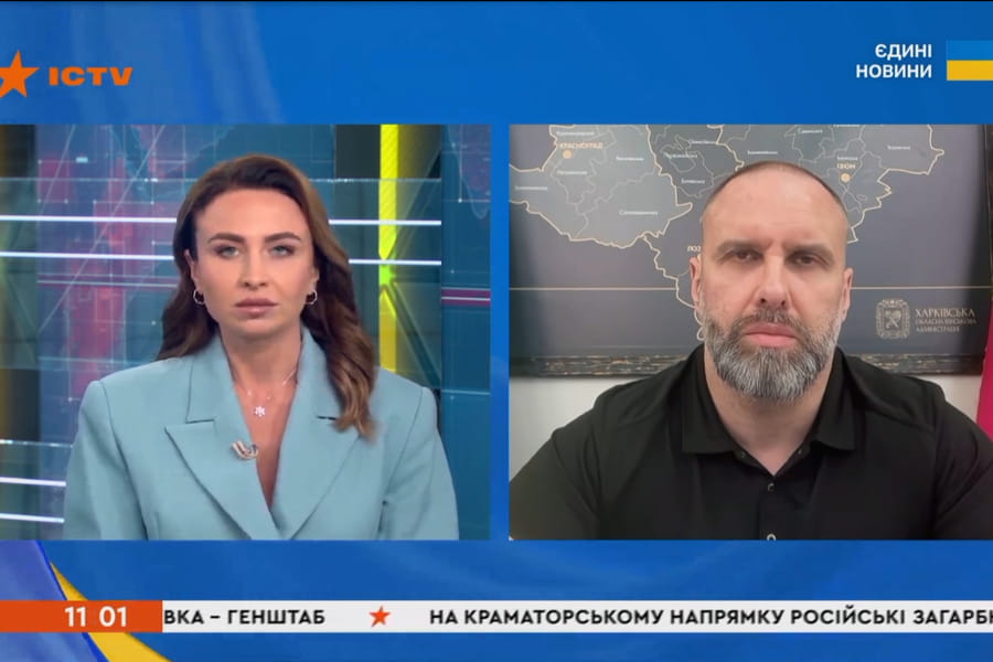 Олег Синєгубов в ефірі «Єдиних новин» розповів про ситуацію на Харківщині