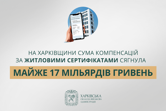 «На Харківщині сума компенсацій за житловими сертифікатами сягнула майже 17 мільярдів гривень», — Олег Синєгубов