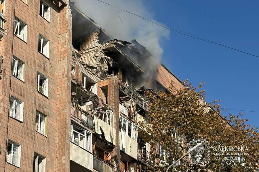 Ворог продовжує цілеспрямовано атакувати цивільну інфраструктуру Харкова та передмістя – Олег Синєгубов