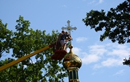 Михайло Добкін взяв участь у церемонії освячення і встановлення хреста храму Пантелеймона Цілителя