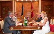 Юрій Сапронов зустрівся з делегацією Вологодської області