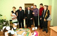 Михайло Добкін взяв участь у відкритті групи дитячого садка у с.Веселе Харківського району