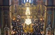Патріарх Московський Кирил і архієпископ Онуфрій обмінялися пам'ятними подарунками