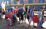 До Харківського регіону на відпочинок прибула група дітей з Закарпатської області