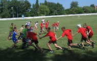 У Вовчанську відбулось спортивно-розважальне свято «Веселі старти» серед команд пришкільних оздоровчих таборів