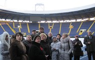 Делегація журналістів відвідала футбольний стадіон «Металіст»