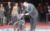 Євген Савін вручив Почесні нагороди спортсменам-паралімпійцям
