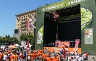 За час проведення чемпіонату Європи з футболу 2012 фан-зону в Харкові відвідало 600-700 тисяч осіб