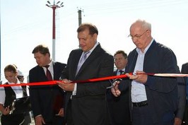 Микола Азаров відкрив другу чергу дотискуючої компресорної станції на Юліївському родовищі