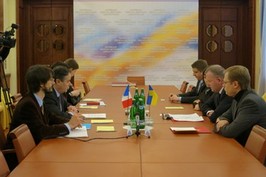 Валентин Дулуб зустрівся з Надзвичайним і Повноважним Послом Французької Республіки в Україні Аленом Ремі