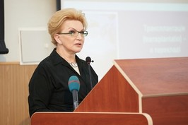 Раїса Богатирьова прочитала у Харкові лекцію для студентів медичних університетів
