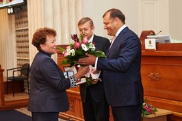 Михайло Добкін і Сергій Чернов привітали Почесних громадян Харківської області