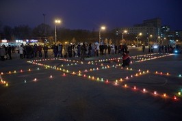 У Харкові відбулася акція «Запали свічку», присвячена пам'яті жертв Голодомору