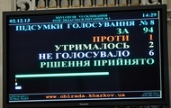 Харківська облрада ухвалила заяву про суспільно-політичну ситуацію в державі
