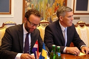 Ігор Балута зустрівся із заступником голови пошукової місії Нідерландів в Україні Хансом Ван Де Веном