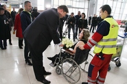 В Україну повернулася Вікторія Триженко, яка була поранена в зоні АТО