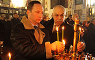 Игорь Райнин и все руководство Харьковщины почтили память погибших на Майдане и помолились за Героев Украины 