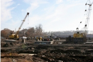 У Богодухові триває будівництво сучасного сміттєвого полігону