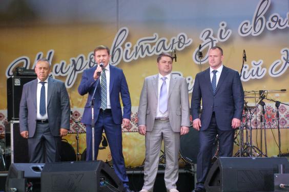 Михайло Черняк і Вадим Глушко взяли участь у святкуванні Дня Незалежності України в Зміївському районі