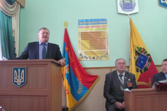 Євгеній Шахненко привітав ветеранів Валківщини