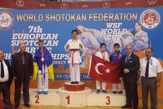 Юний харків’янин здобув нагороди VII Чемпіонату Європи та Кубку світу з карате