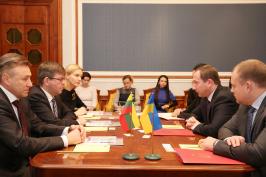 Встреча председателя ХОГА Игоря Райнина с Чрезвычайным и Полномочным Послом Литовской Республики в Украине