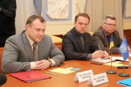 Встреча Михаила Черняка с делегацией представительства ЮНИСЕФ в Украине